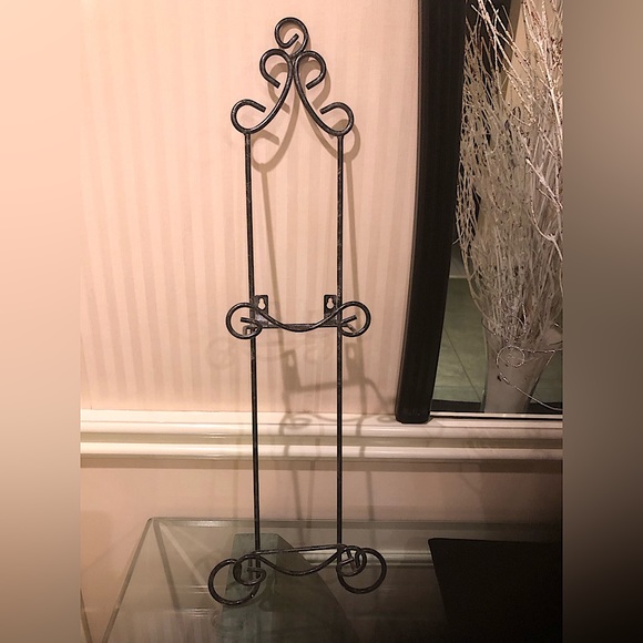 Vintage 1990’s Pewter 2 plate display rack - Picture 2 of 5